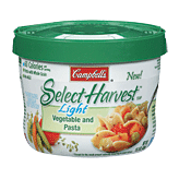 Campbell's Select Harvest vegetable and pasta soup, light, 50% fewer calories than regular ready to serve soup Full-Size Picture